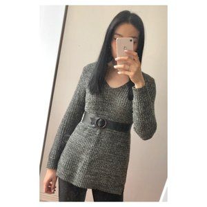 Charlotte Russe grey v shape sweater 🔲▪️🔳